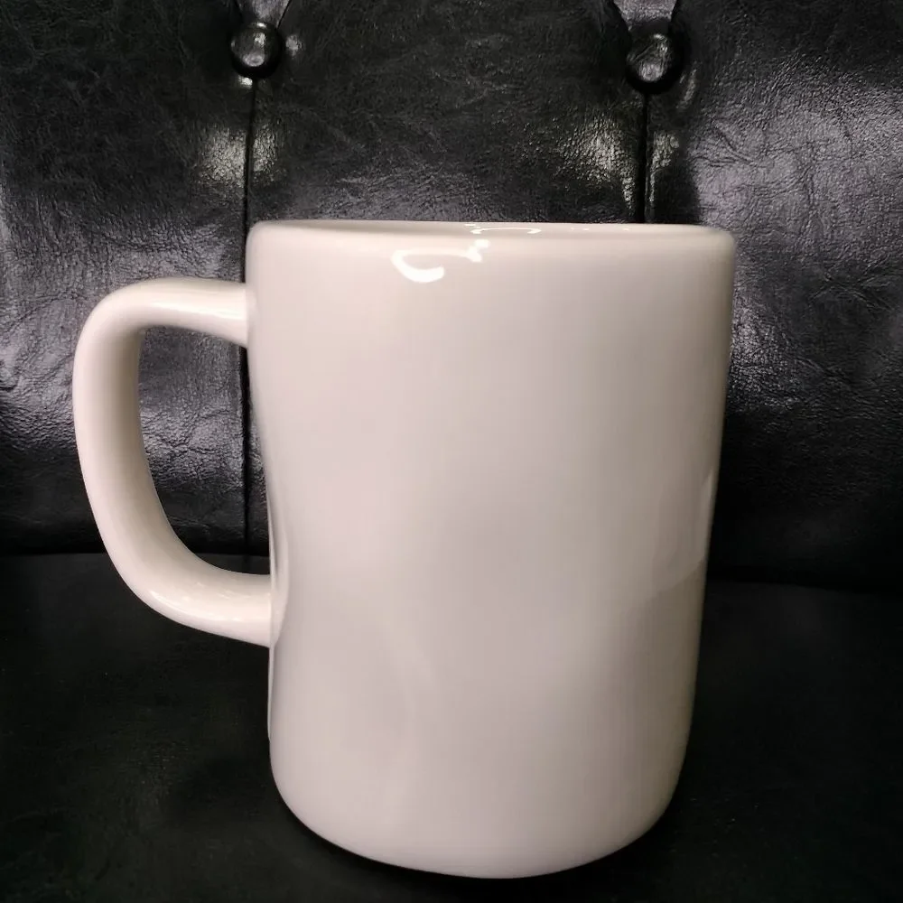 Rae Dunn Artisan Collection by Magenta SING Coffee Mug White Black Large Letter